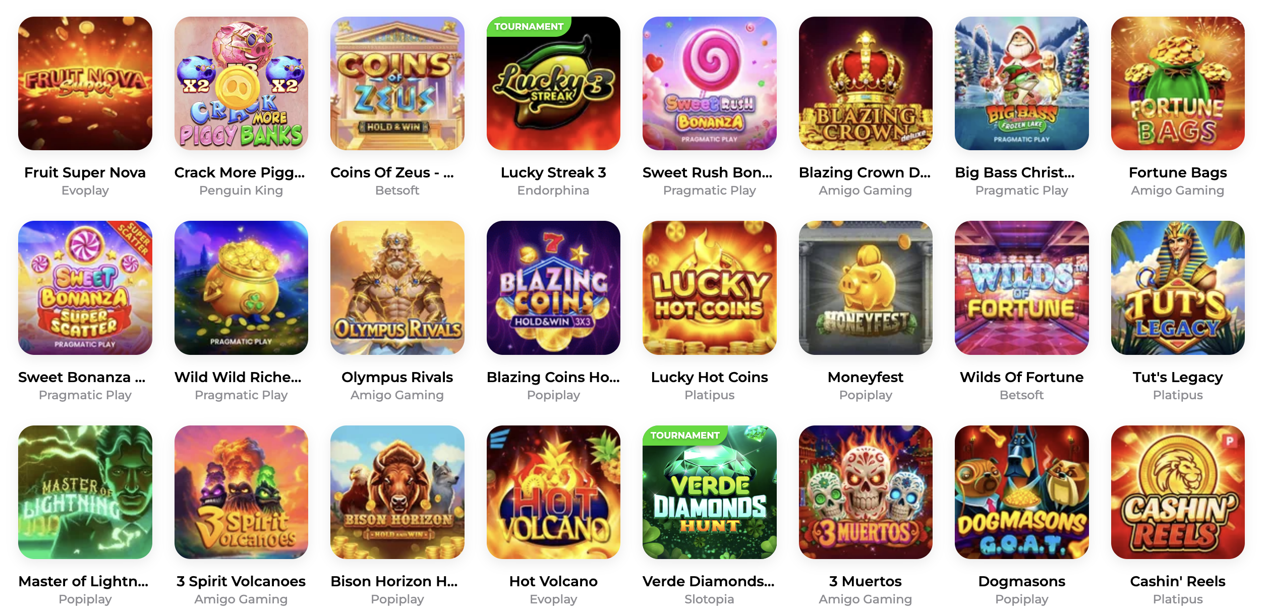 Verde Online Casino Spiele